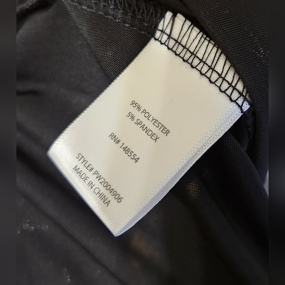 NWT Indigo Rising Silver Metallic Flare Pants Women's size Large - Picture 6 of 6